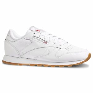 Reebok Classic Leather Turnschuhe Damen - Weiß - DE 670-FEC